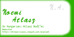 noemi atlasz business card